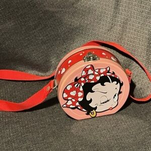Betty Boop vintage metal lunch box / purse